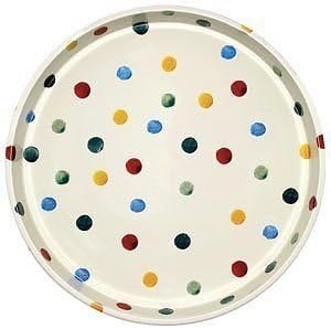 Emma Bridgewater Polka Dot Spotty Deepwell / Drinks Tray by Elite Tins