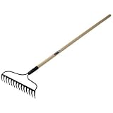 Ames True Temper 14-Inch Eagle Welded Bow Rake with 48-Inch Handle #1881600 by Ames