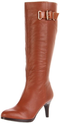 Bandolino Womens Jeney Knee-High Boot,Cognac,9.5 M US