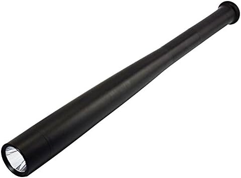 LYWOO LED Rechargeable Handheld Flashlight Tactical Aluminum Baseball Bat Security Torch, 43cm
