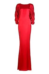 Silk Open-Back Spring Summer  Dress