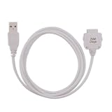 White USB Hotsync + Charging [2-IN-1] 36 inches / 0.91 m Cable for Microsoft Zune