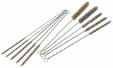 Tube Brush Kit 10 Piece Brass & Stainless Steel Bristle