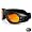 Bobster Cruiser Goggles,Black Frame/Amber Lens,one size