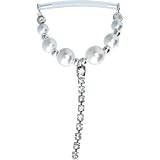 Invisible Bioplast Clear Rhinestone Pearl Drop Nipple Shield