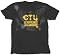 24 Twenty-Four CTU Eagle Washed Black T-shirt Tee