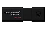【Amazon.co.jp限定】Kingston キングストン USB3.0 DataTraveler 100 G3 64GB DT100G3/64GB-AMJ