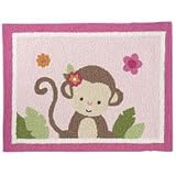 Kids Line Miss Monkey 30" X 40" Rug