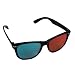 3D Glasses Red/Cyan Analglyph Wayfarer