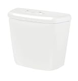 Caroma 622320W Sydney Dual-Flush Toilet Tank, White