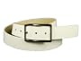 Alfani Center-Bar Contour Belt White XLarge