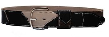 MONITALY 'Tito Leather Belt' Cowhide Patchwork
