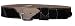 MONITALY 'Tito Leather Belt' Cowhide Patchwork