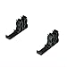 ERNST 1/4-Inch Side Mount Ratchet and Extension Holder, Black