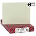 Smead Pressboard End Tab Guides, Horizontal Metal Tabs, Blank, Letter Size, Green, 50 per Box (61757)