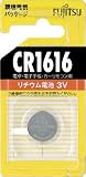 富士通　リチウムコイン電池　ＣＲ１６１６　4400453 CR1616CBN