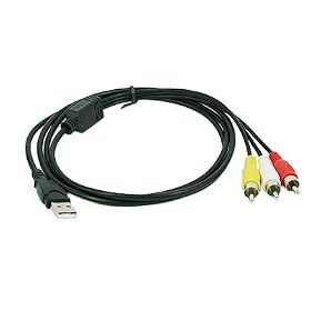 Click here to buy 3 RCA to USB Cable.