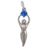 Goddess Pendant Small Siberian Blue Quartz