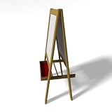 IKEA CHILDREN'S BLACKBOARD & WHITEBOARD, TWO SIDED EASEL WITH PAPER ROLL SUPPORT