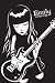 Black Mylar Framed Emily the Strange Music Poster 24x36