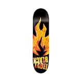 Black Label Shattered Flame 7.5x31.125 Complete Skateboard