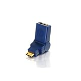 C2G / Cables to Go 40434 HDMI Mini Port Saver Male Adapter (Blue)