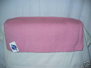 MAYATEX PONY SADDLE BLANKET WOOL SHOW PAD TACK PINK