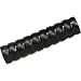 Loc-Line Anti-Static Vacuum Hose Component, Black Acetal Copolymer, 9 Elements Segment, 2-1/2" ID, 1' Length
