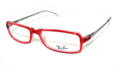 Ray Ban Optical Rx7010 Red On Transparent Kunststoffgestell Brillen, 50mm