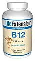Life Extension Vitamin B12 500mcg Tablet, 100-Lozenges