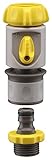Nelson Hose Quick Composite Male and Female Connectors Set with Shut-Off 50330