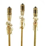 Bamboo & Seashell Tiki Torches