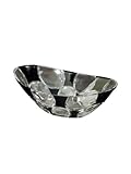 IMAGE OF Dale Tiffany GA80040 Rocky Black Decorative Crystal Bowl , 13-1/2-Inch by 4-1/2-Inch