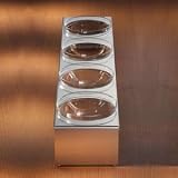 Glass and Stainless Steel 1.5l 4 bowl set by mono