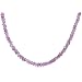 Sterling Silver Faceted Amethyst Necklace, 18