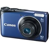 Canon Powershot A2200 14.1 MP Digital Camera with 4x Optical Zoom (Blue)