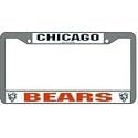 Chicago Bears Chrome License Plate Holder