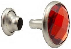 Springfield Leather Company Red 6mm Crystal Rivets 10pk
