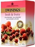 Twinings (Uk) Cranberry, Raspberry & Elderflower 20 Tea Bags