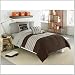 Nautica Glen Cove Chocolate 5 Piece Queen Comforter & Sheet Set