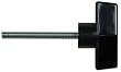 Woodhaven 5550S 1/4-20 x 2-1/4" Stud with 2" Wing Knob