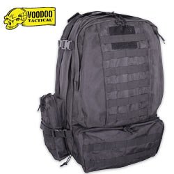Voodoo Tactical Tobago Cargo Backpack / Pack in Black #15-15-7866 Black