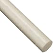 Hydex 4101 PBT Polyester Round Rod, White, 1