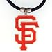 San Francisco Giants Logo Pendant Necklace - MLB Baseball Fan Shop Sports Team Merchandise
