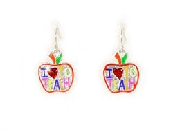 I Love To Teach Earrings Fashion Jewelry