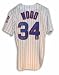 Kerry Wood Autographed Chicago Cubs Pinstripe Jersey Inscribed with 