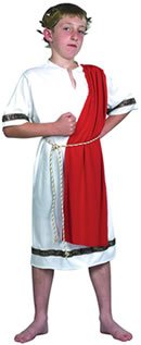 Just For Fun Roman Emperor Fancy Dress Costume (Child Size) - Small