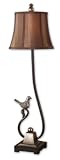 Uttermost Peaceful Dark Bronze-Silver Buffet Table Lamp