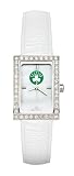 Boston Celtics Ladies Allure Watch White Leather Strap