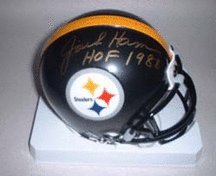 Jack Ham Autographed Pittsburgh Steelers Riddell Mini Helmet with 
